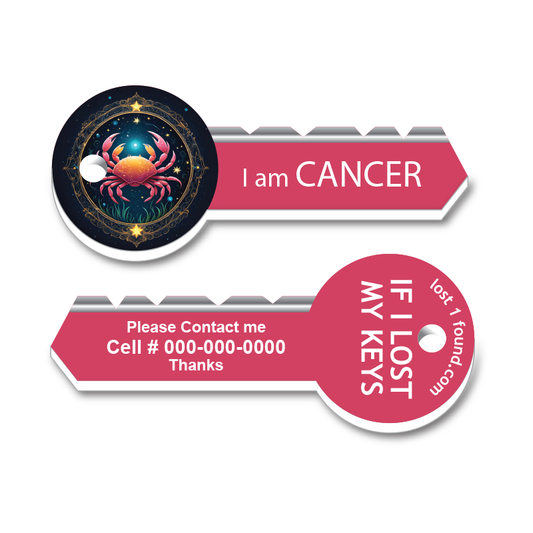 Premium Zodiac Sign Key - Cancer