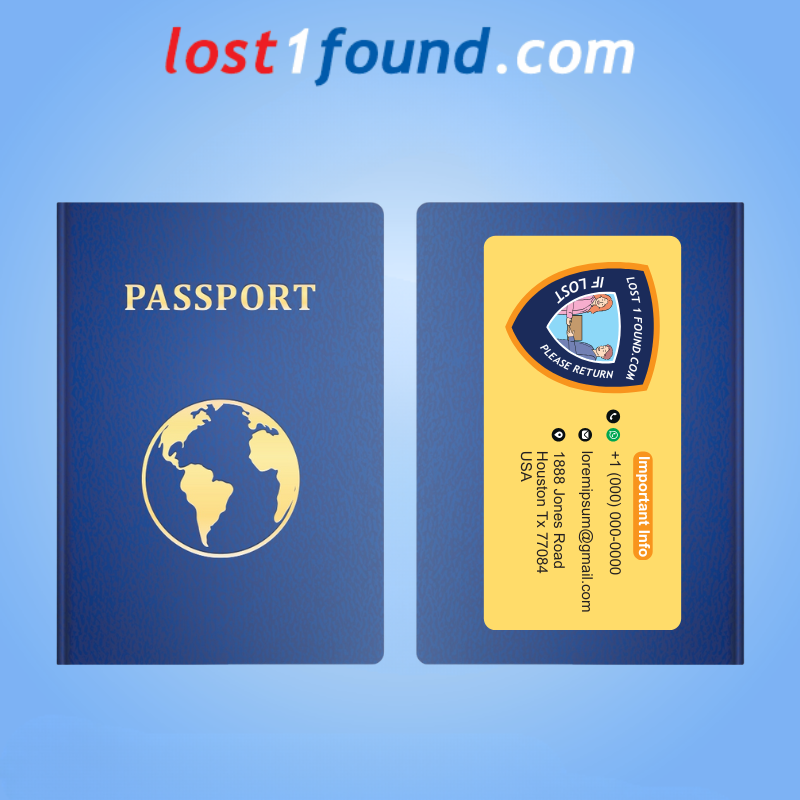 Custom Passport Label